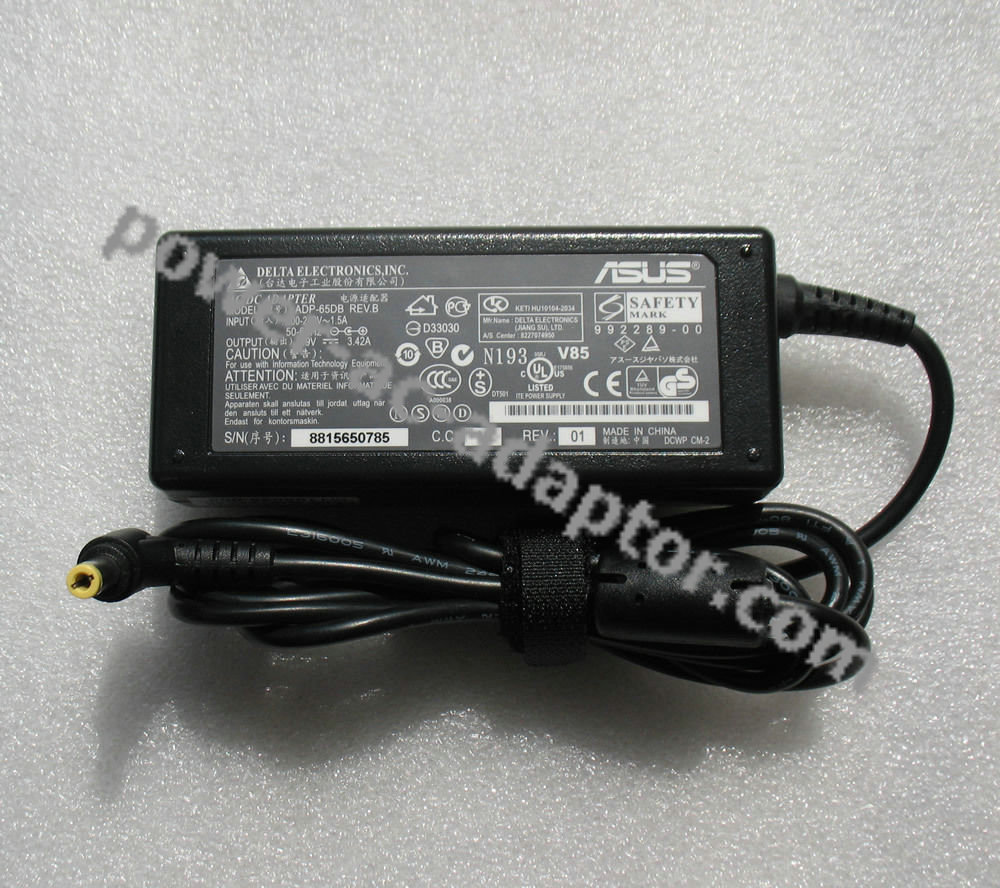 65W AC Adapter Charger Power Cord For Asus K501 K50IJ P50IJ